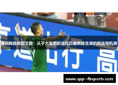 青训教练转型之路:从于大宝的职业经历看教练生涯的挑战与机遇 青训教练转型之路:从于大宝的职业经历看教练生涯的挑战与机遇